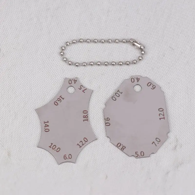 Gauge Ruler Welder Inspection Tool Welding Joint Two-piece Gauge Fillet Weld Welding Throat Depth Leg Length