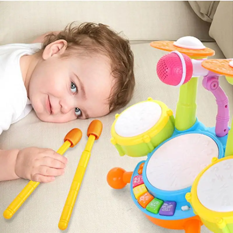 Toddler Drum Set Kids Drum Set Toddlers Musical Baby Educational Instruments Toys For Toddlers Girl Learning Activities Gifts