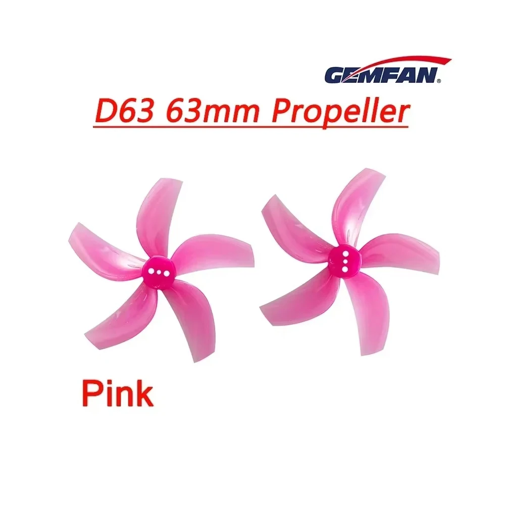 Gemfan D63 5-blads 2,5 inch PC propeller 1,5 mm voor RC FPV racing freestyle 2,5 inch Cinewhoop ducted drones 1105 5500KV