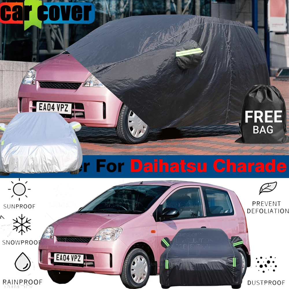 

Waterproof Car Cover Sun Rain Snow Wind Dust Prevent Cover All Season For Daihatsu Charade Sedan Hatchback 1977-2012