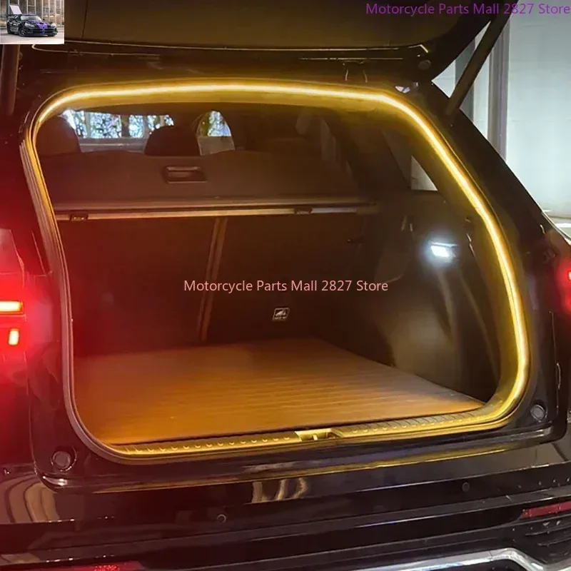 Rear Trunk LED Light Bar Strips Trunk Interior Decorative Lamp Strip For Geely Monjaro Okavango AZKARRA Coolray Automatic Light