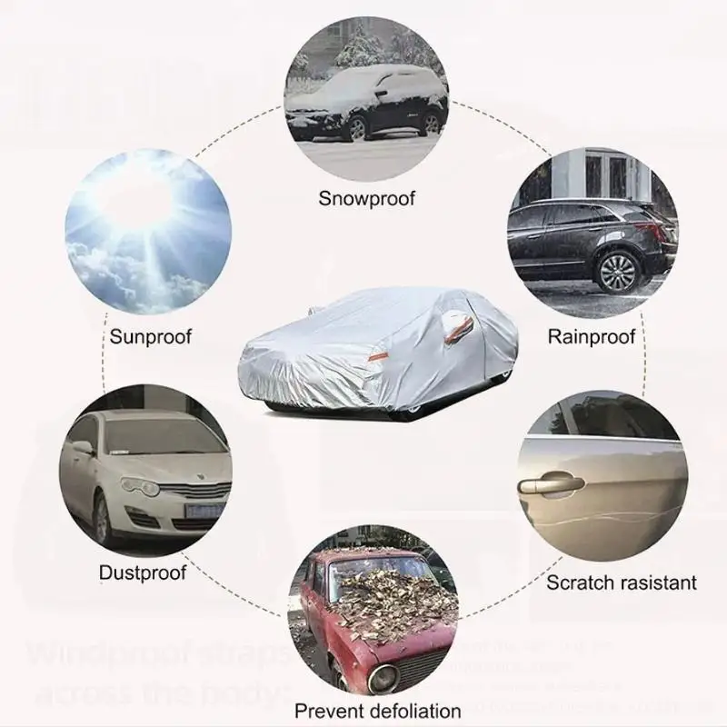لفي الهواء الطلق مقاوم للماء الغبار غطاء سيارة لنيسان جوك F15 2010-2016 الثلوج ظلة حماية أغطية السيارات #3