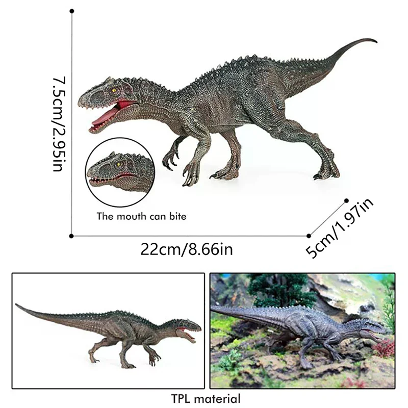 With Movable Jaw Toy Dinosaur Animal World Figures Children Model Toy Gift Dinosaur Figure Toys Indominus Rex