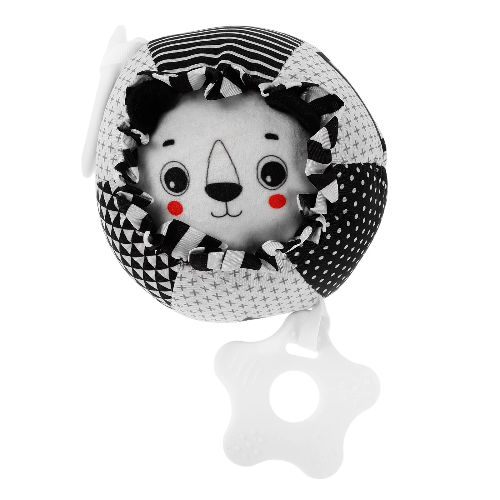 Leone Baby Grabbing Ball Neonati Prima educazione Tessuto morbido Tag sensoriali tattili Sonagli Tummy Times Passeggino