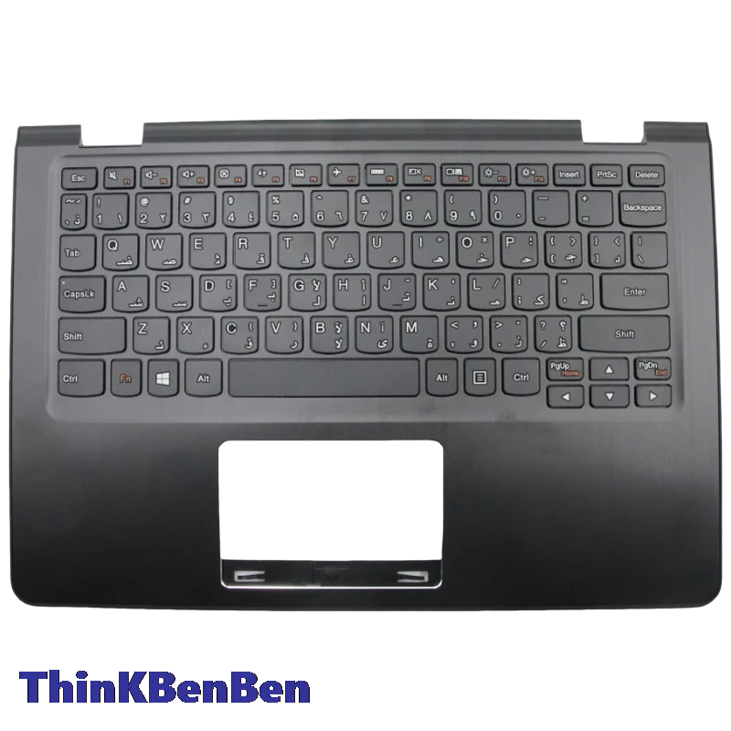 ARA Arabic Keyboard Black Upper Case Palmrest Shell Cover For Lenovo Yoga 300 11IBR 11IBY Flex 3 1120 1130 5CB0J08403