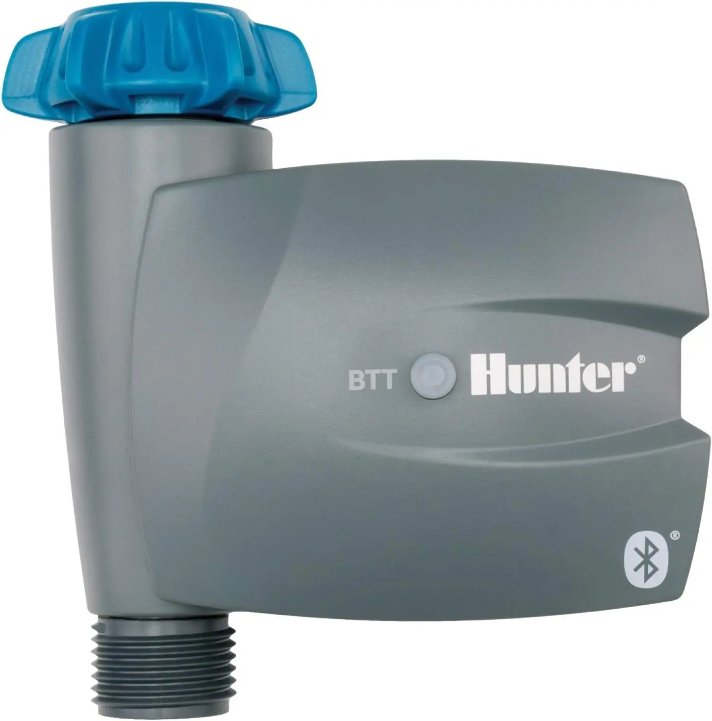

Hunter BTT Bluetooth Hose Timer, Smart Outdoor Faucet Timer, App-Controlled Lawn & Garden Irrigation, Programmable, Battery-Powe
