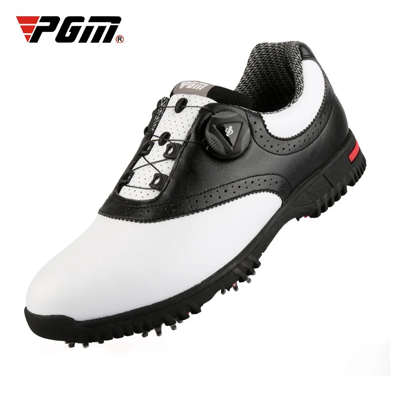 

PGM Men Golf Shoes Spring Summer Waterproof Non-Slip Sport Microfiber Leather Shoes Sneaker Comfortable Walking Golfing Footwear