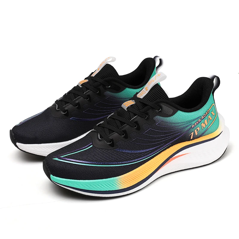 Unisex air cushion carbon sneakers lovers outdoor running shoes breathable casual walking shoes men's tennis shoes Size 36-45
