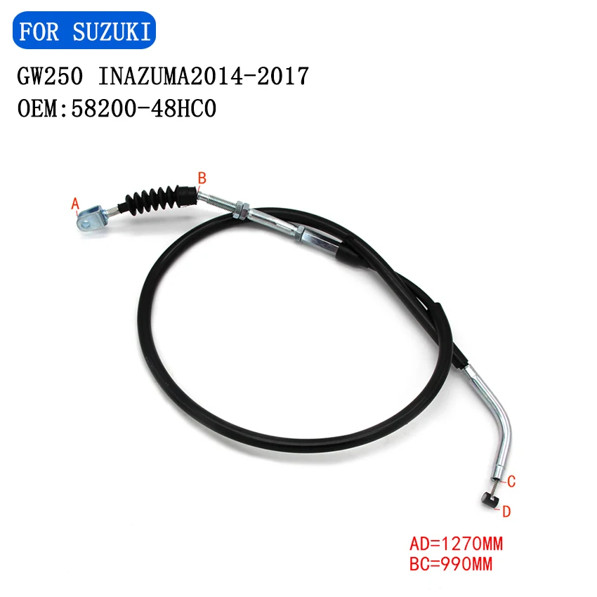 

Motorcycle Clutch Control Cable Wire Line For Suzuki GW250 Inazuma GW 250 2014 2015 2016 2017 58200-48HC0 Motorcycle Accessories