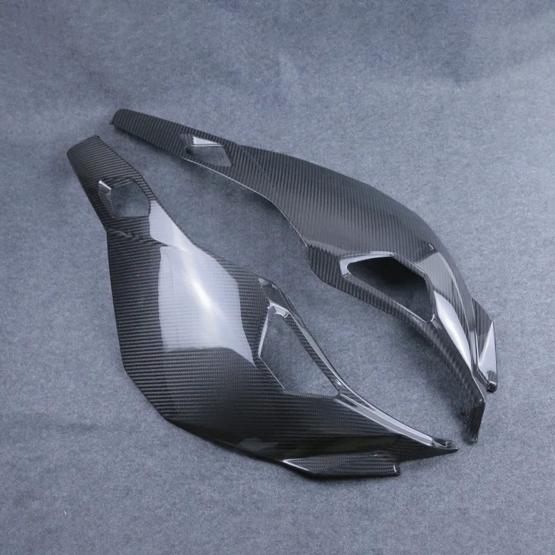 Adequado zx25r zx4rr/4r modificado painéis laterais dianteiros de fibra carbono acessórios da motocicleta