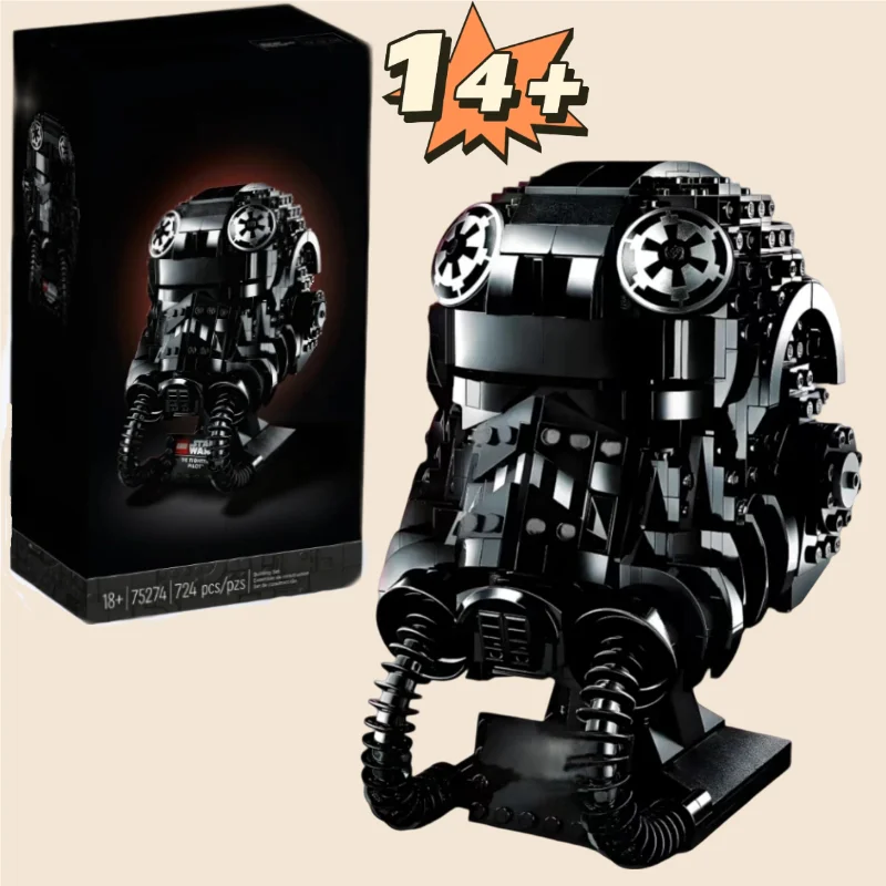 724 قطعة صالح 75274 الإمبراطورية ستارفايتر التعادل المقاتل خوذة بنة نموذج الطوب ستار خطة لعب طفل عيد الميلاد هدايا عيد الميلاد