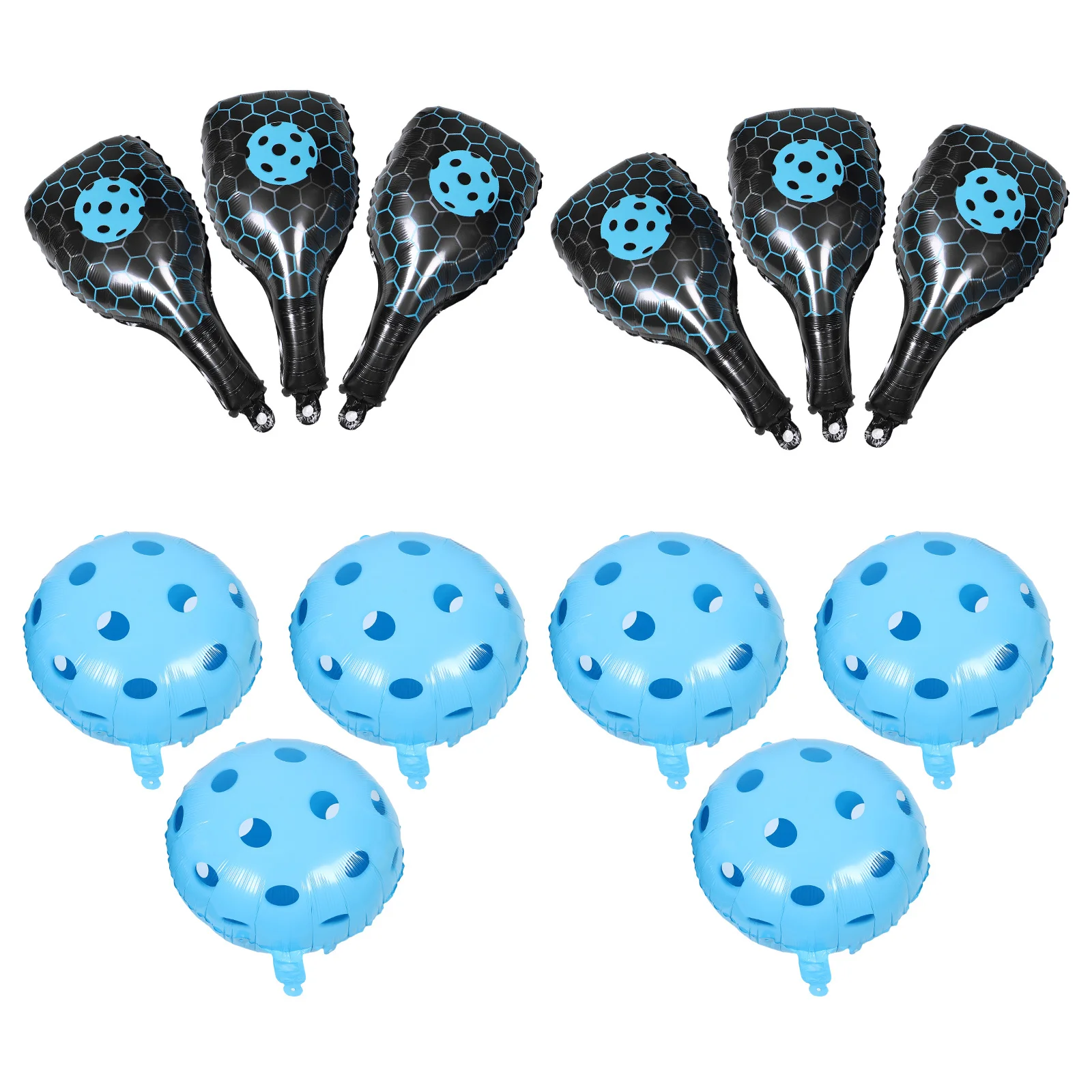 

1Set Pickleball Paddle Balloons Aluminum Foil Sports Balloons Cartoon Design Party Decorations Sports Birthday Outdoor Events