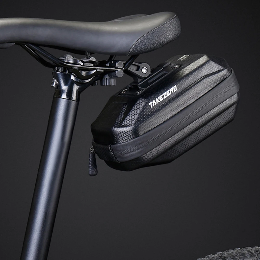 0.8L دراجة السرج حقيبة عاكسة مقعد الدراجة الخلفية حقيبة أدوات الإفراج السريع دراجة هوائية جبلية السرج حقيبة التخزين لركوب الدراجات في الهواء الطلق #1