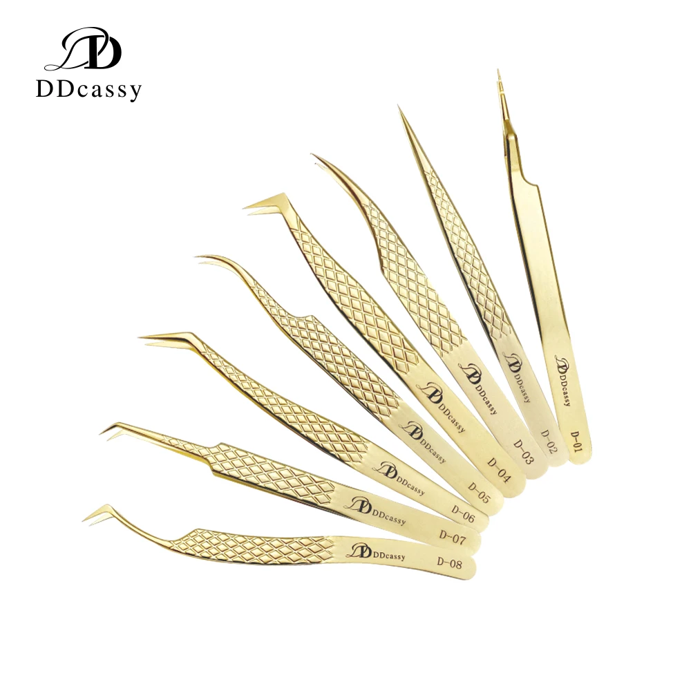 Volume Eyelash Pincet Tweezers Antistatic Anti-Slip High-Density Precision Beauty Tools for Eyelash Extension