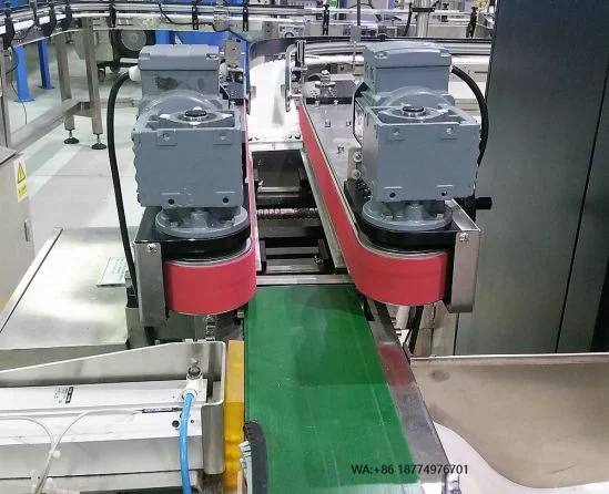 

Эффективный зажимной конвейер для бутылок из нержавеющей стали, лента с боковой ручкой для автоматизации кодирования, маркировки и упаковки ПЭТ-бутылок