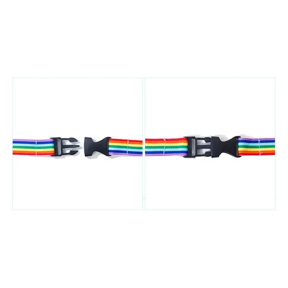 Portable Anti-lost Walking Rope Colorful Extendable Kid Belt Rings Transition Children Traction Rope Children Teachers