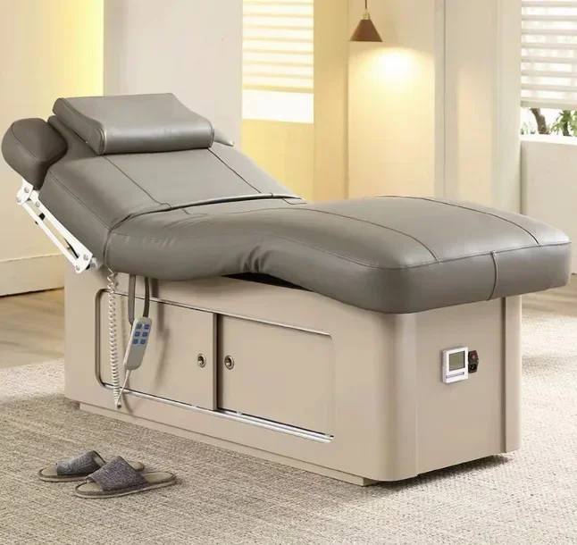 Commercial furniture Luxury electric adjustment bed Heating function Physiotherapy bed