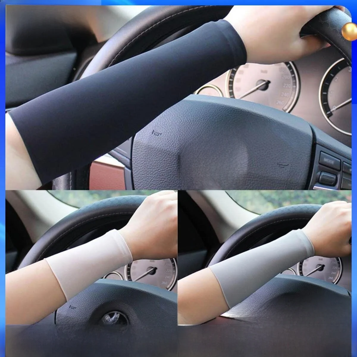 

Thin Short Medium Long Ice Sleeve Wrist Protection Small Arm Cover Outdoor Scar Sunscreen Elastic Breathable Unisex Tattoo Wo...