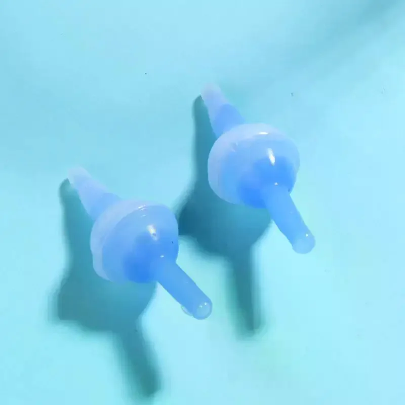 1Pair Inflatable Ear Plugs Reusable Noise-Reducing Earplugs For Sleep Swimming Travel Waterproof Silicone Sound Blocking Earplug