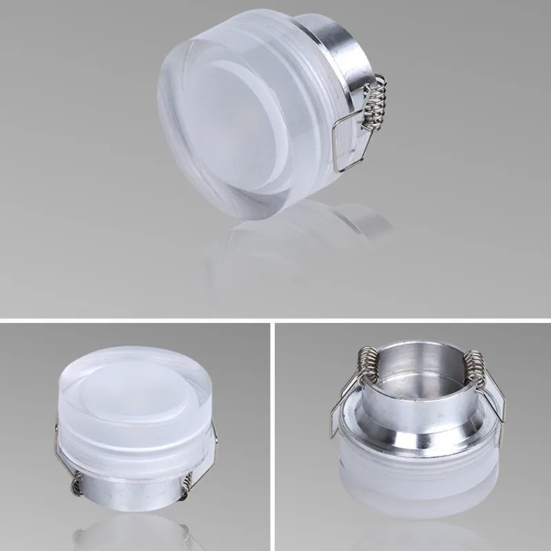 LED transparent acrylic soft light small spotlight 1W3W5W7W recessed led downlight AC96V-240V