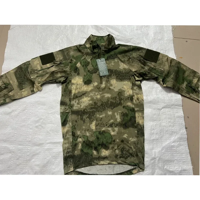 Outdoor Taktische Wander-T-Shirts für Herren, Kampf-Militär-Armee-CP-Tarnung, langärmelig, Jagd- und Klettershirt, Baumwolle, Sportkleidung – Detail 16
