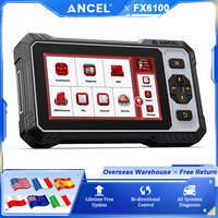 ANCEL FX6100 OBD2 Scanner Car Scanner Diagnostic Tool Full System Code Reader 15 Reset Bidirectional Control Automotive Scanner