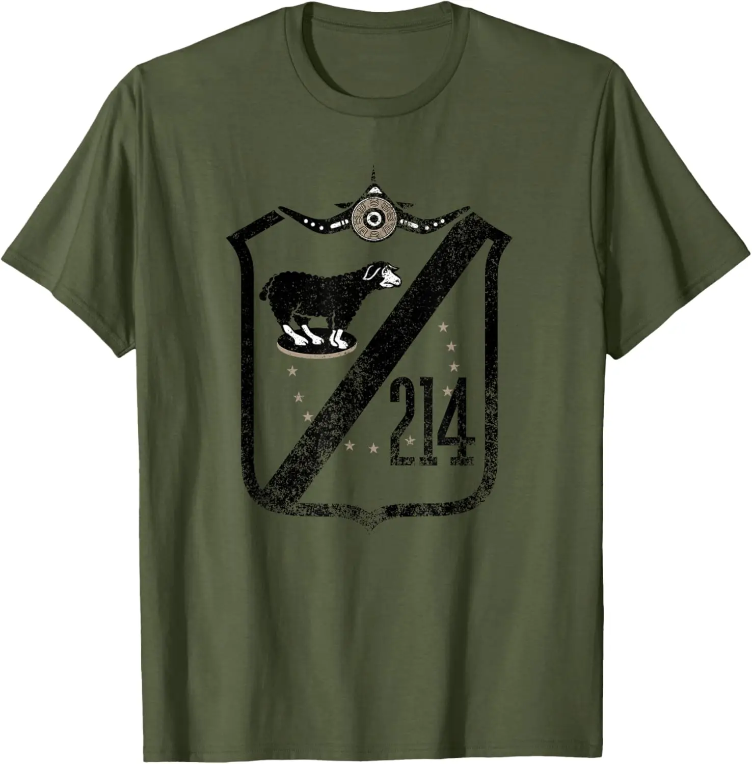 

Vintage WW2 Squadron Patch VMA 214 Black Sheep T-Shirt 100% Cotton O-Neck Short Sleeve Summer Casual Mens T-shirt Streetwear
