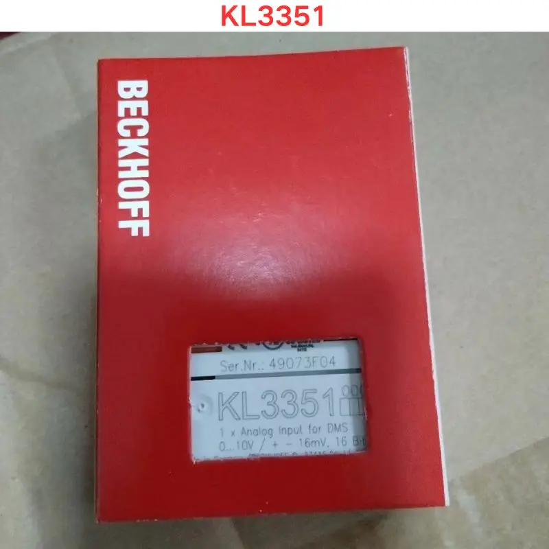 

New Beckhoff module KL3351