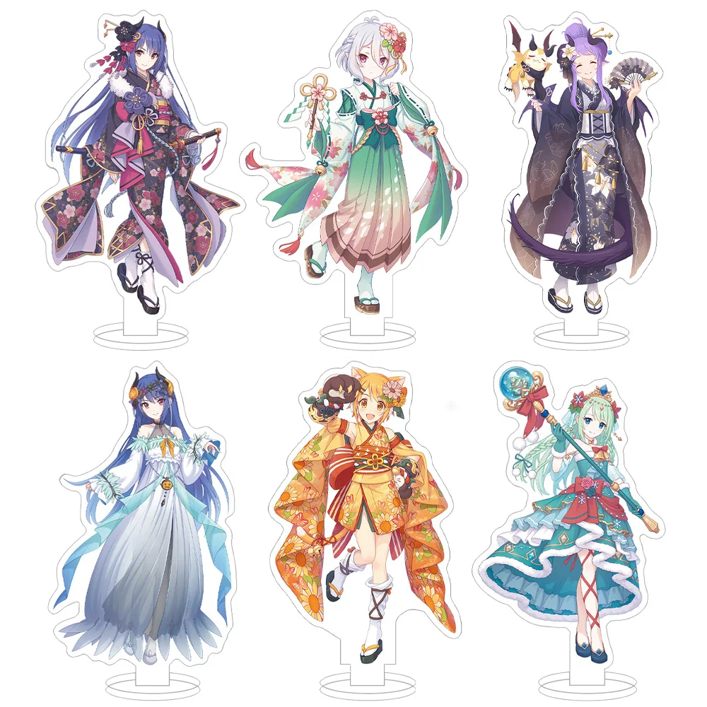 

princess connect! re:dive holiday Skins Misogi Rima Anna Mitsuki Suzuna Kaori Mimi Kuuka Ayane Yuki Anime Figure Acrylic stand