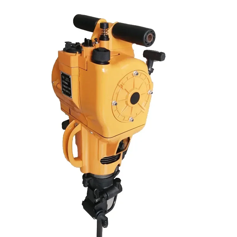 New  Handheld Rock Drill Internal Combustion Hammer Rock Cement Drilling Machine Impact Crushing Pick view 4