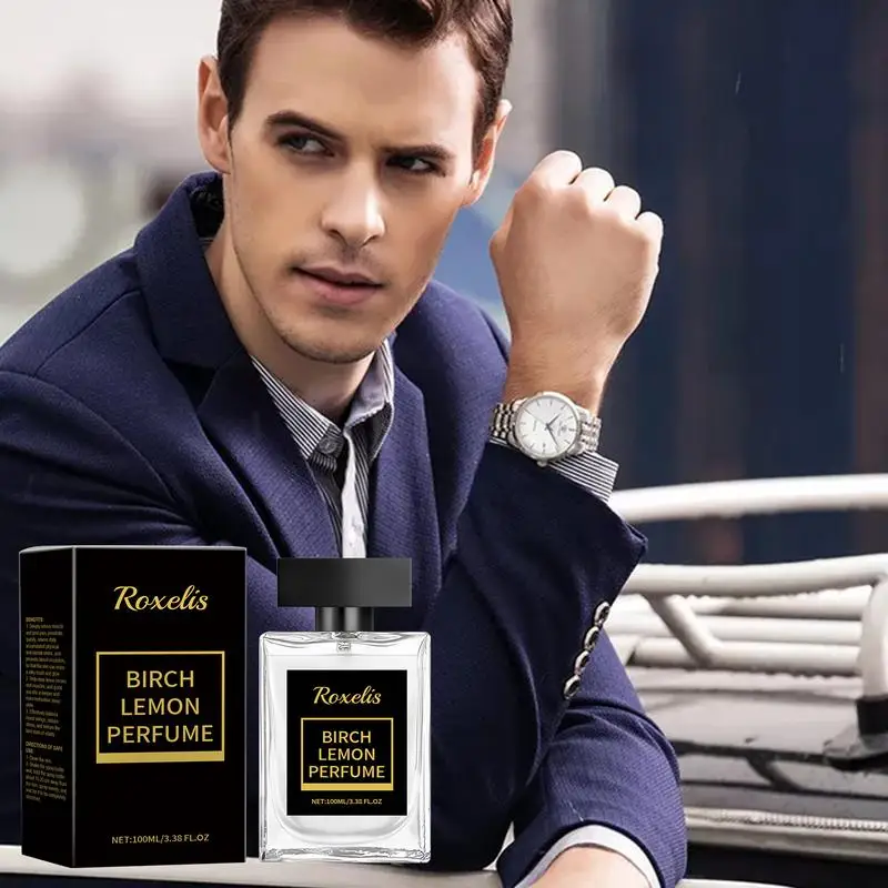 100ml Perfume for Men Birch Lemon Perfume Confident, masculine and full of charm The best choice for dating to attract women