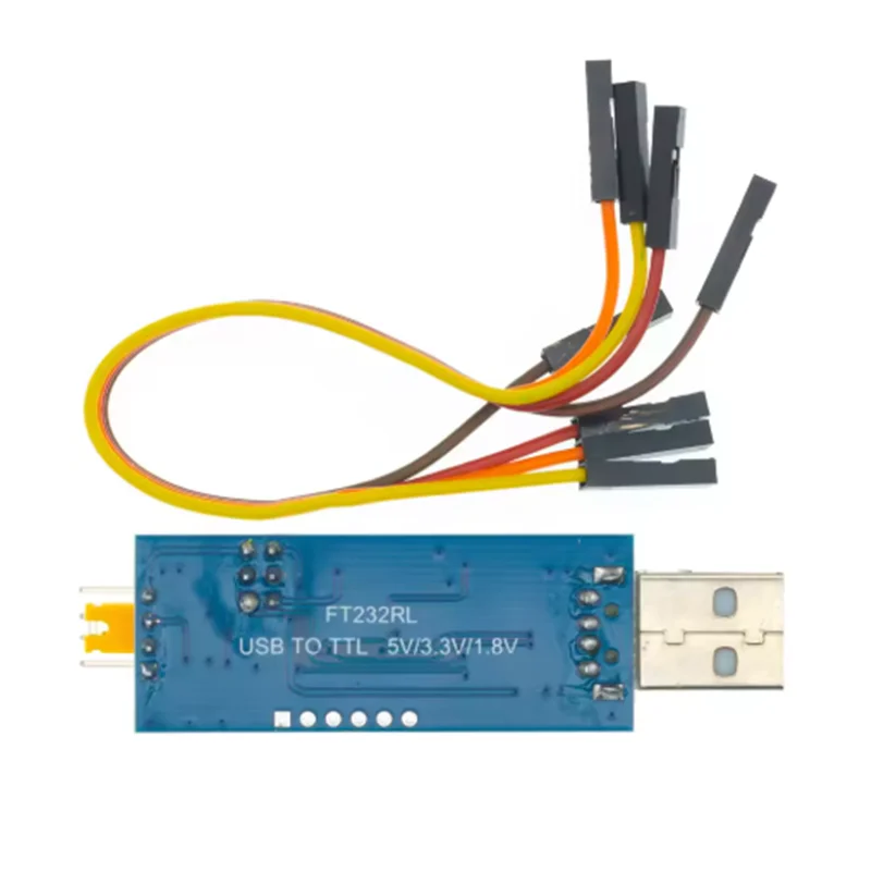 FT232RL serial port module USB to TTL serial port small board 5V 3.3V 1.8V level Download the burn line