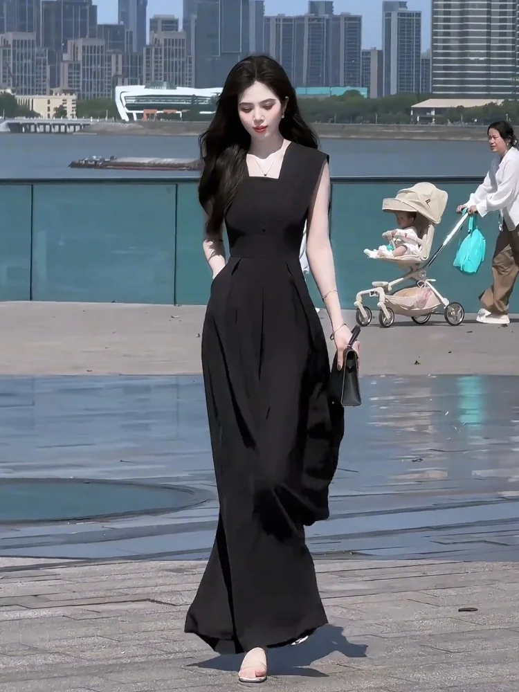 

Ele Bla-Piece Suit High Waist Wide Leg Pants Commute Sle Polyester Fiber Long Pants Summer 2025 Chinese Origin