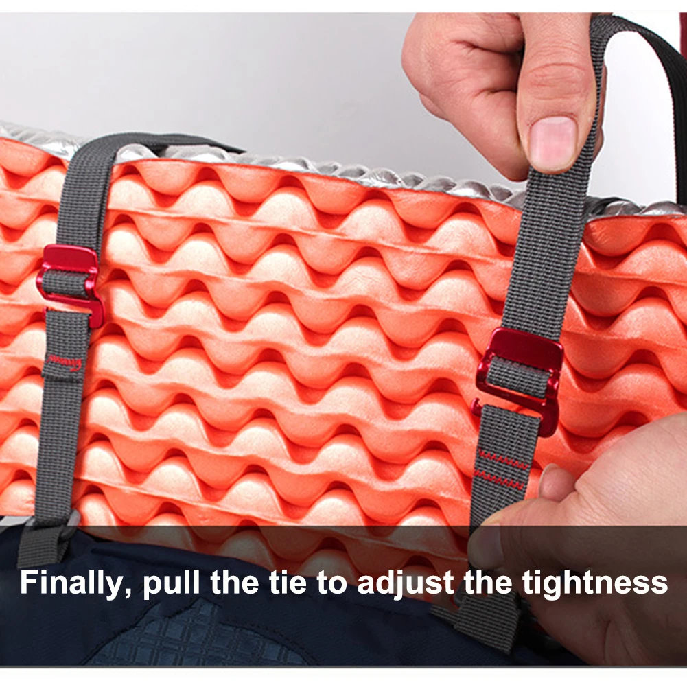 Climbing Buckle Tie-Down Belt Cargo Straps Travel Backpack Nylon Tape Rope with Quick Release Hook Outdoor Hiking Tension Belts