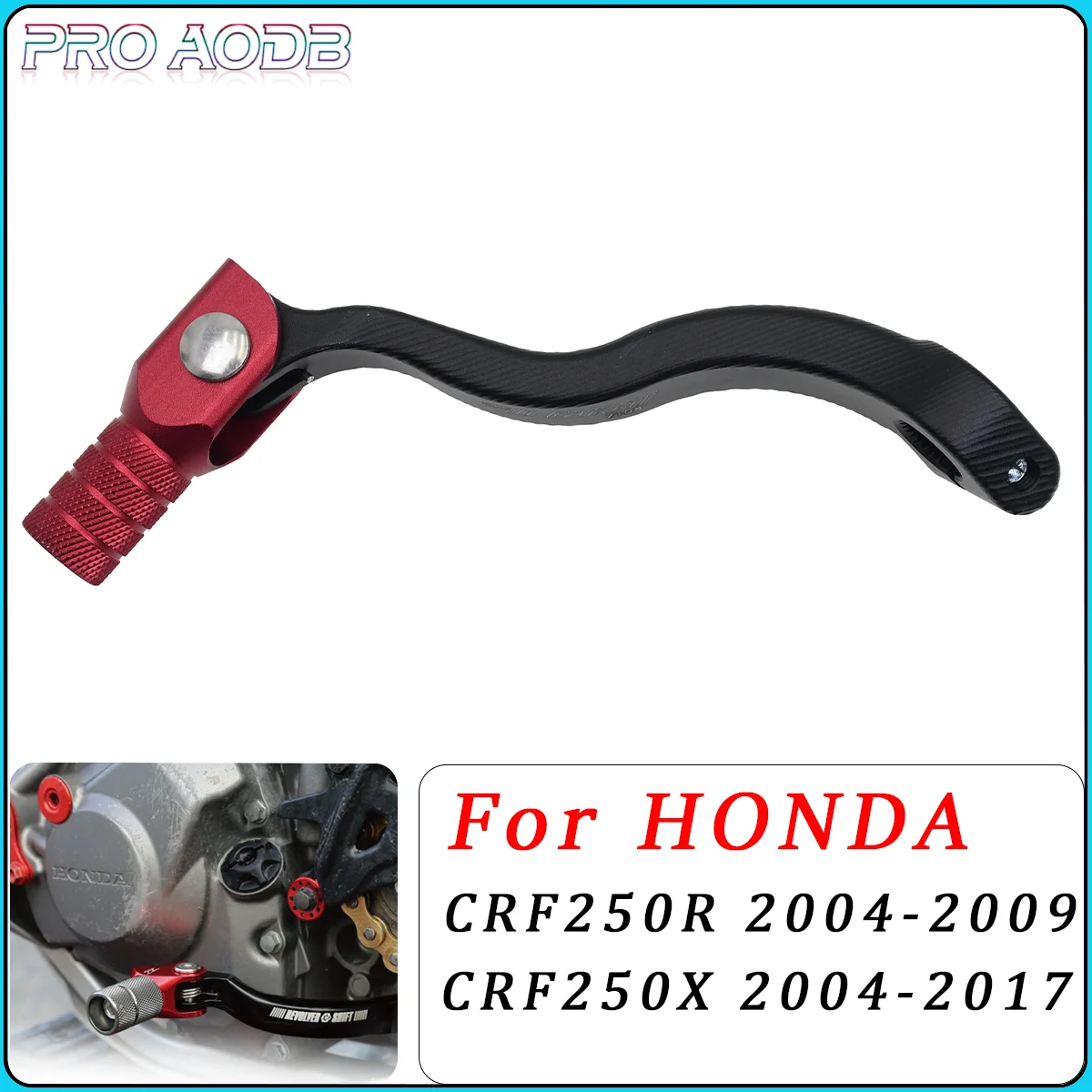 

Motorcycle CNC Gear Shift Shaft Lever Fit For Honda CRF250R CRF250X CRF 250R 250R 250 R X CRF250X 2004-2017 Dirt Pit Bike