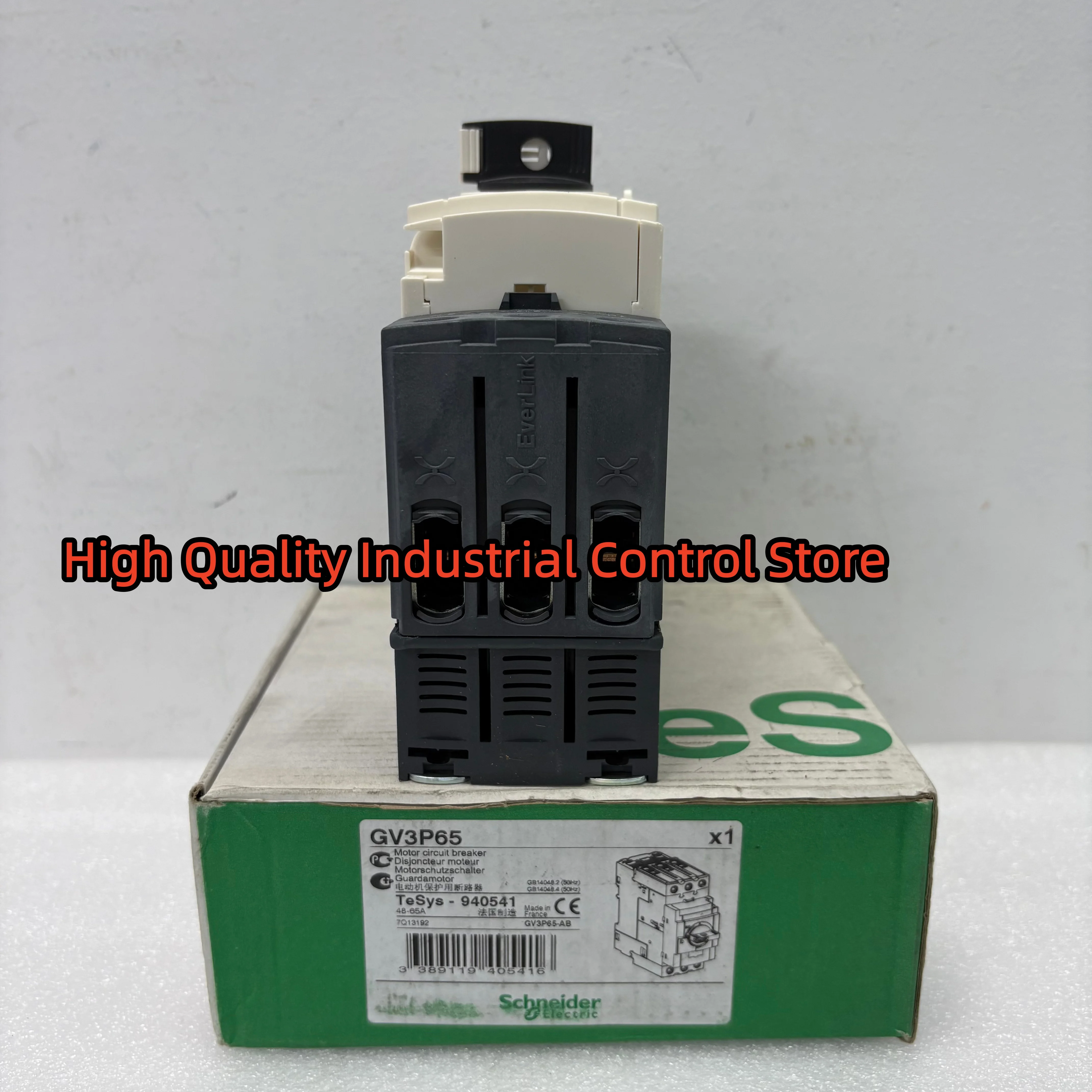 Nuevo disyuntor de motor GV3P65