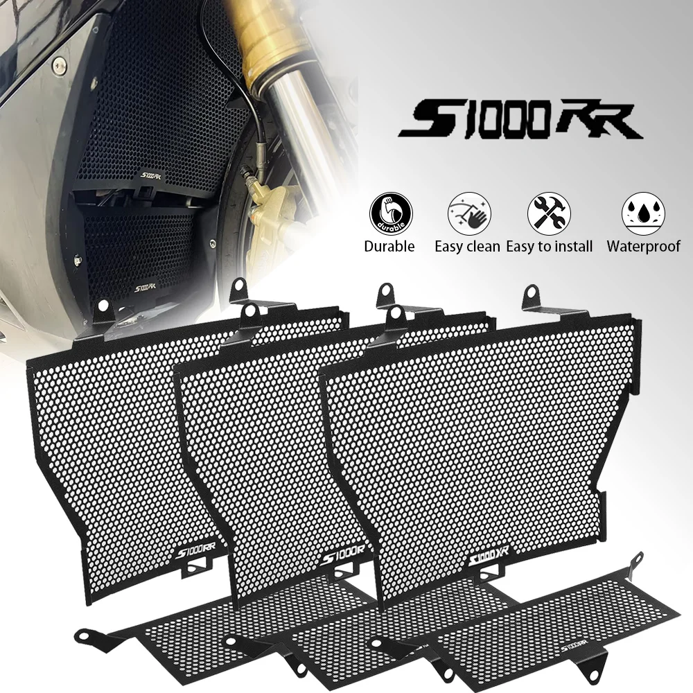 

Для BMW S1000RR 2010-2018 2017/S1000R 2013-2020/S1000XR 2015-2019 мотоциклетная решетка радиатора, защитная крышка, комплект защиты масляного радиатора RR