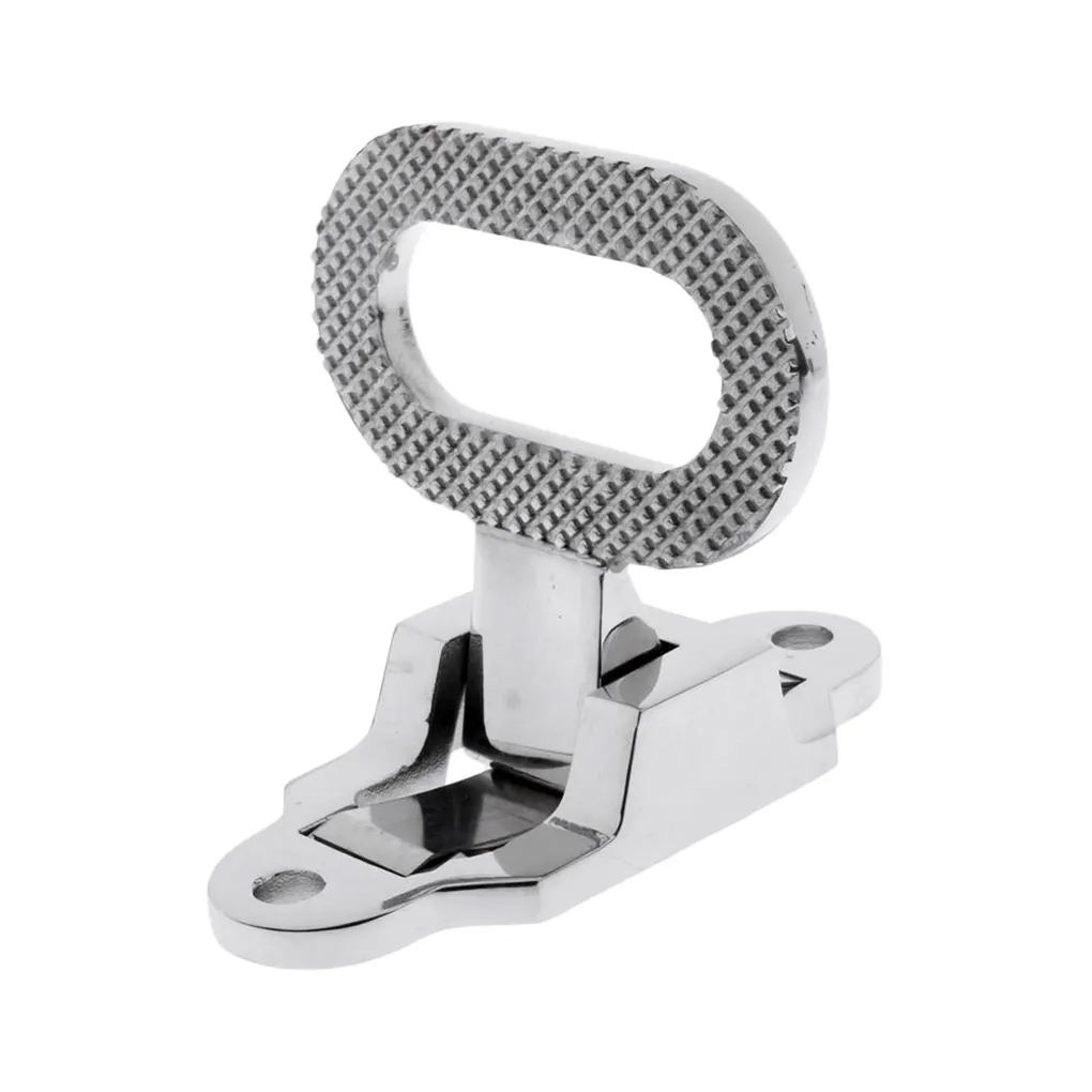 

108X81 мм алмазная нескользящая складная мачта из нержавеющей стали 316, ступенька для морской лодки, яхты, автомобиля, транец для автофургона, складная ступенька