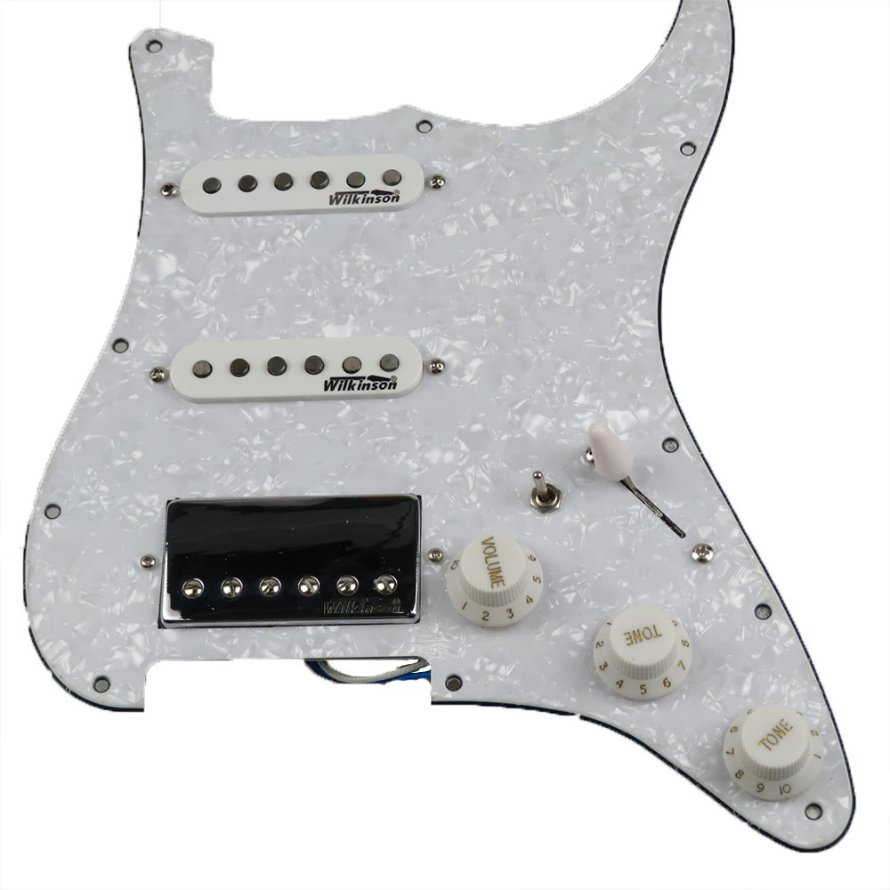 

Wilkinson 7-Way Type SSH Type Fully Loaded Guitar Pickup Prewired Pickguard Pickup Single Coil Humbucker Pickup For Stra Guitars