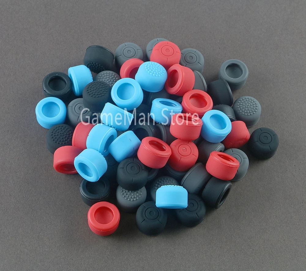 50 pz rialzato antiscivolo Rocker analogico Joystick Grip Cap cappucci protettivi in Silicone per Nintendo Switch NS NX Joy-Con Controller