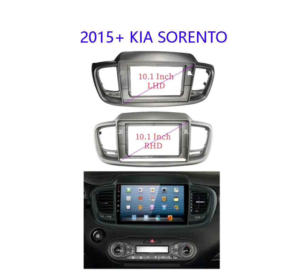 

10.1 Inch Car Radio Fascia KIA Sorento 2015+ Radio Player Fascia Audio Fitting Adaptor Facia Panel frame Kits