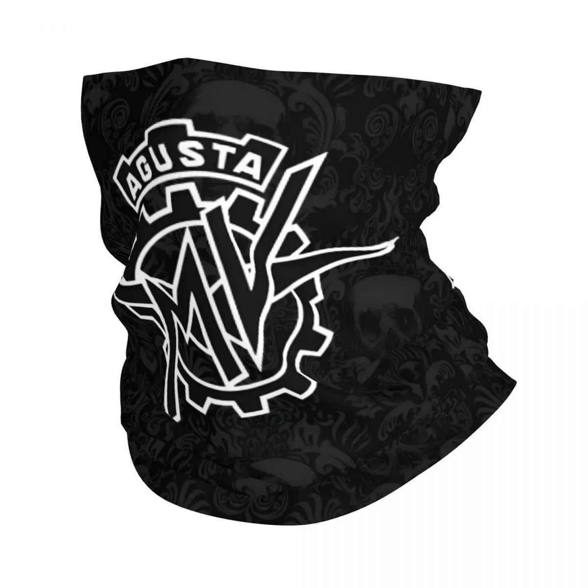 Cool MV-Bandana de Motocross para hombre y mujer, polaina de cuello con estampado de Agusta, bufanda facial, pasamontañas multiusos para ciclismo, Unisex, Adulto, Invierno