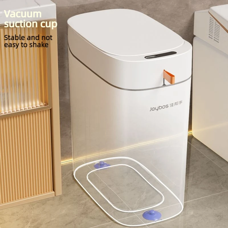 JOYBOS Automatic Adsorption Bags Trash Can With Lid Smart Sensor Garbage Waterproof Bucket Infrared Sensor Trash Can For Home