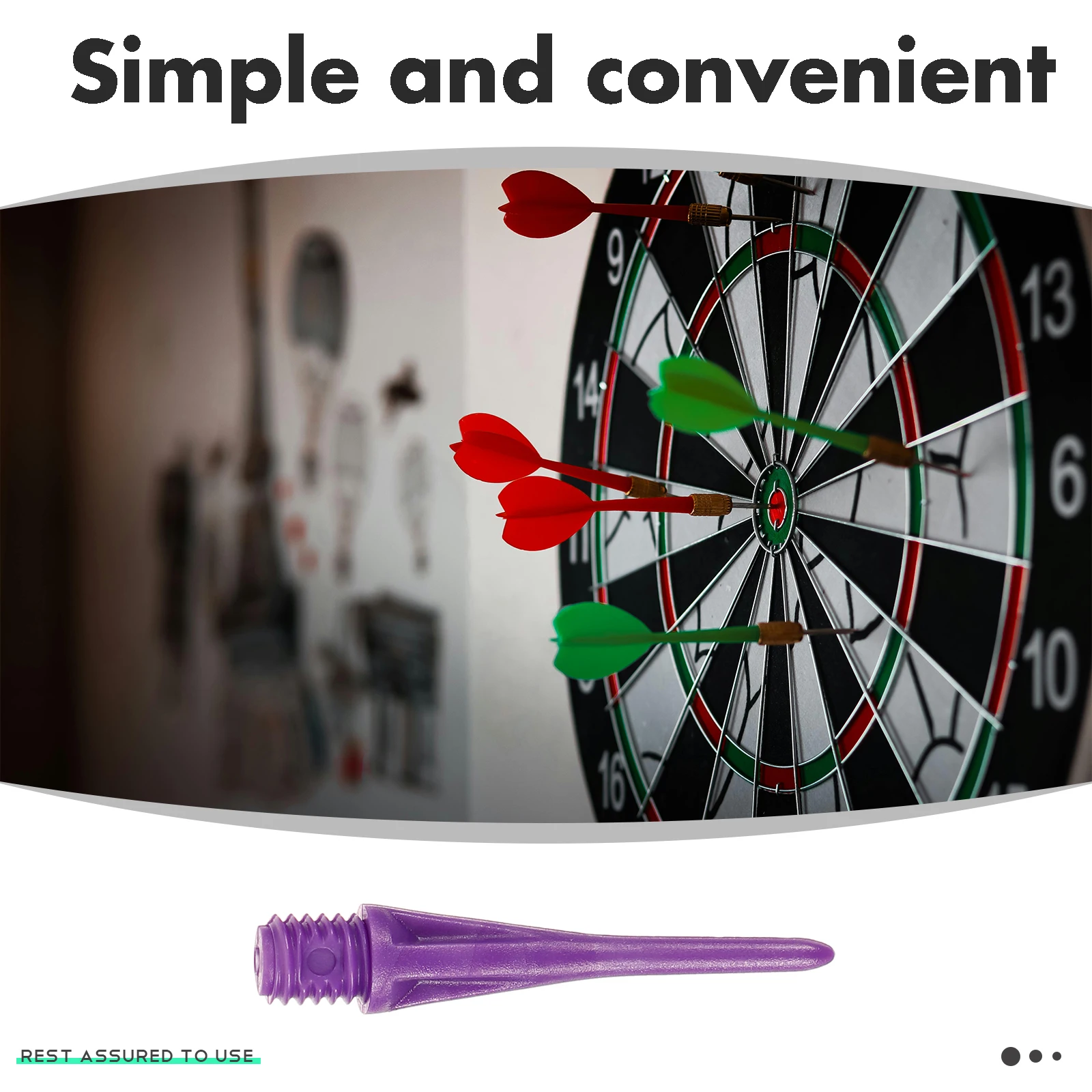 Accesorios profesionales de 50 Uds., puntos de repuesto de punta suave, agujas resistentes al desgaste para practicar cabezales de vuelo de larga duración