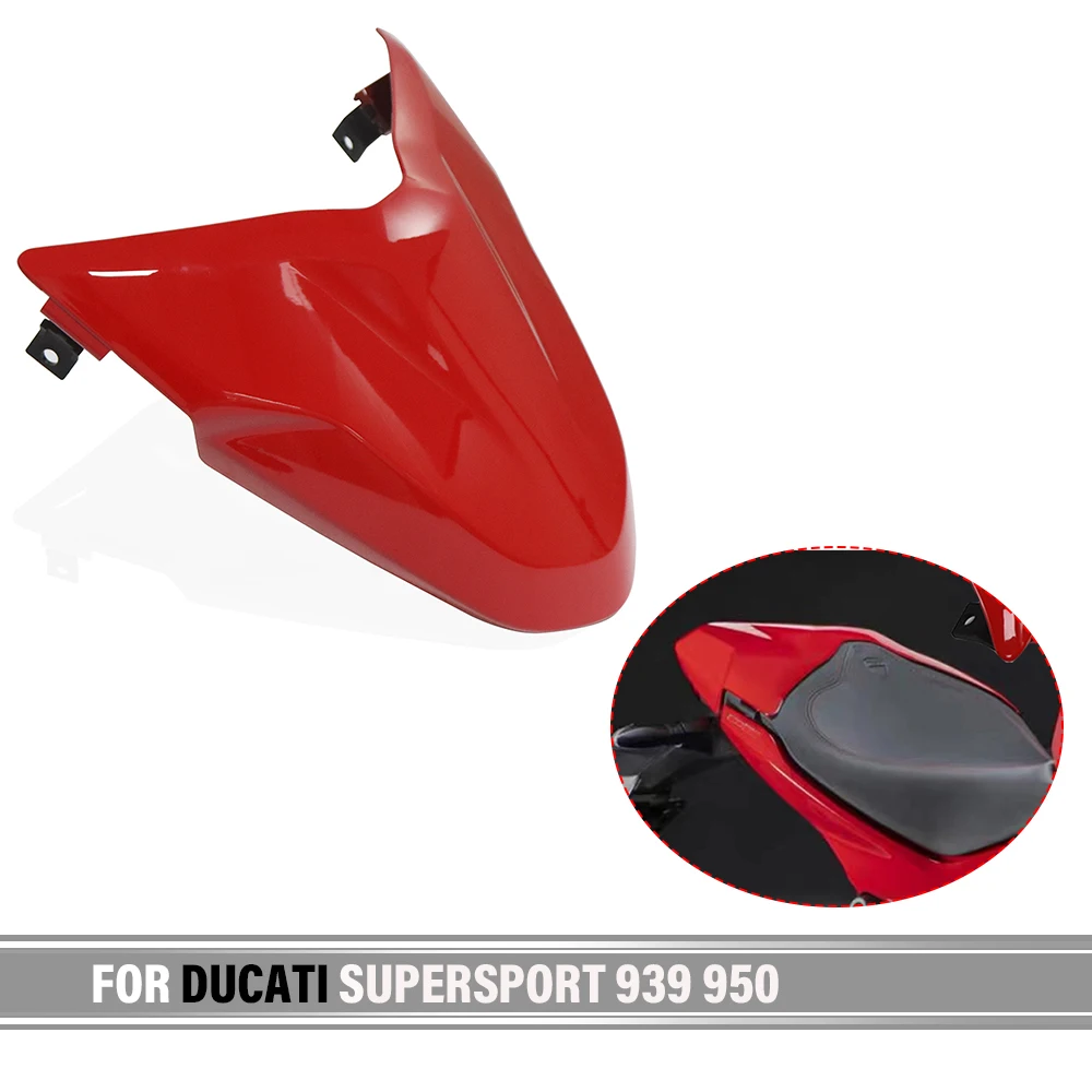 

Motorcycle Rear Passenger Pillion Seat Cover Hard Seat Cowl Hump For DUCATI Supersport 939 950 Super Sport S 2017-2021 2018 2020