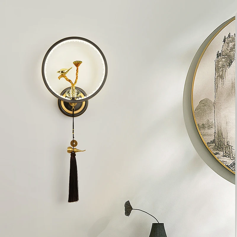 ULANI Brass Wall Lamp LED Modern Luxury Sconce Light Interior Decoration Household Bedroom Bedside Living Room Corridor Lightin image 3