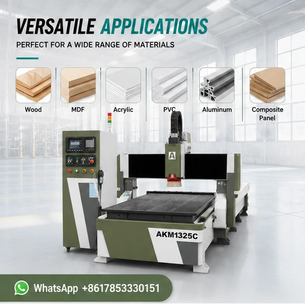 Wood CNC Router Machine Furniture Cabinets Cutting 3D Engraving Auto Tool Change Atc CNC Router