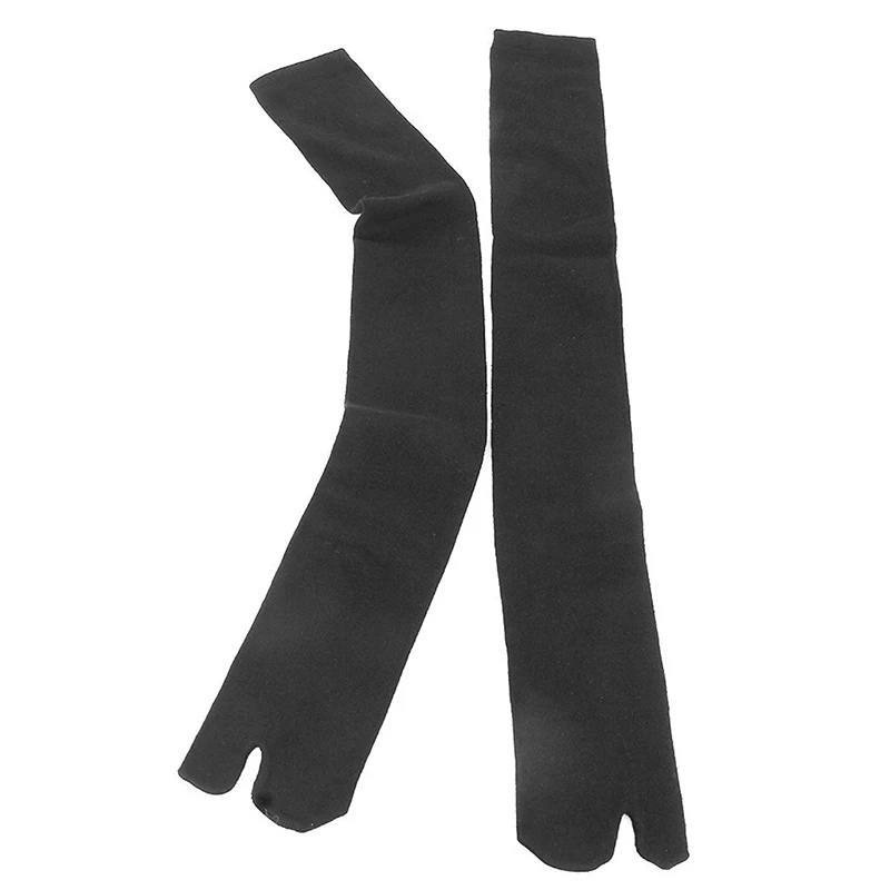 

1 Pair Tabi Socks Sabots Socks 2-toe Eu35-44 For Men / Women Black Separate Your Big Toe From 4 Other Toes Sweat Absorption 2023