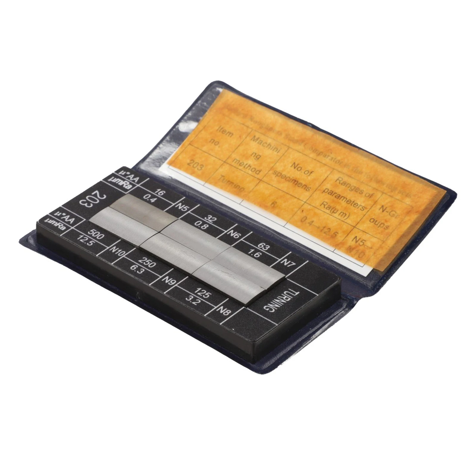 Ra0.05-12.5mm Roughness Comparison Sample Block Set 6 Pieces 45 Carbon Steel For Milling Turning Grinding For Surface Texture Te