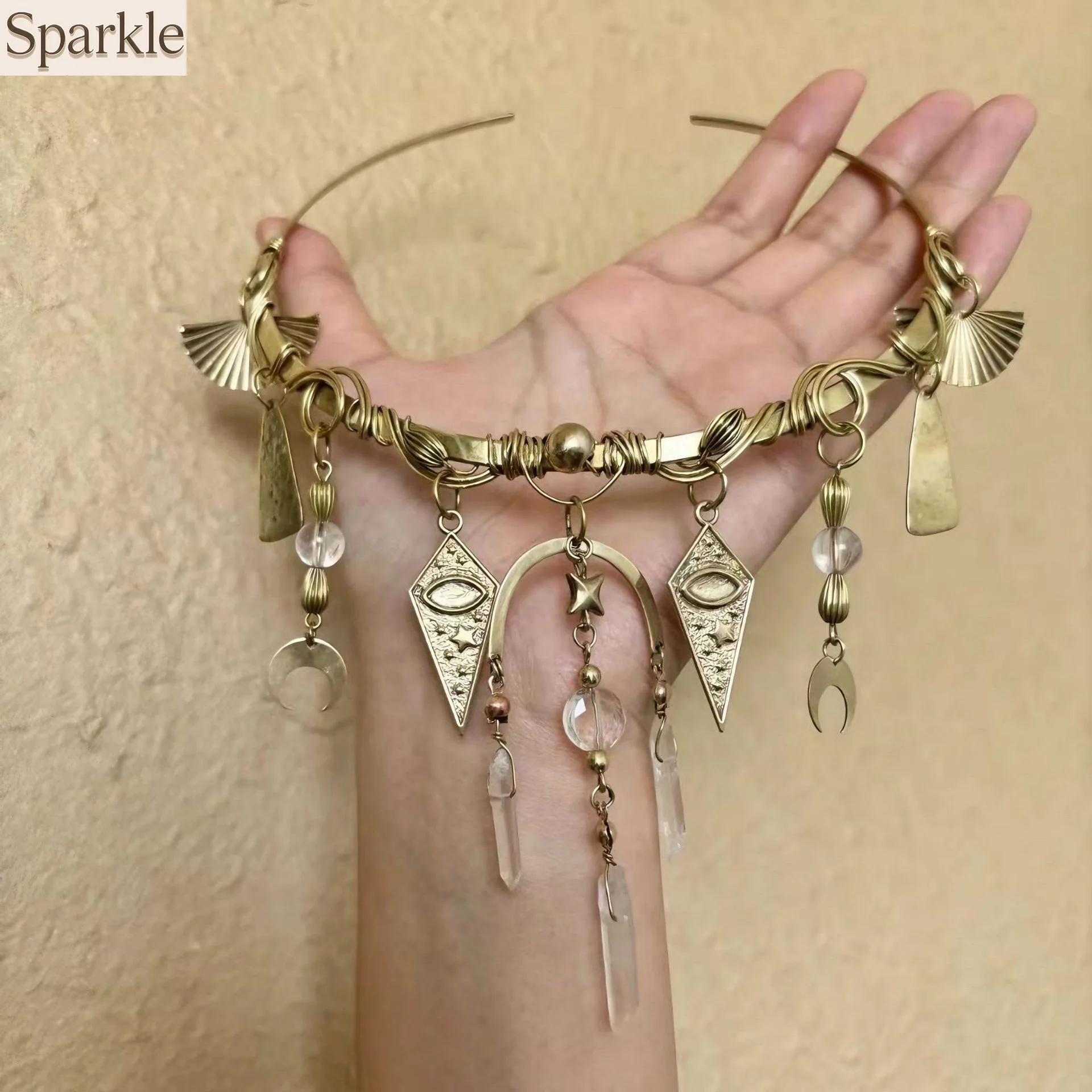 

Vintage Bohemian Water Drop Tassel Choker Necklace High Quality Heavy Industry Collar Exaggerated Clavicle Chain Neck Jewelry